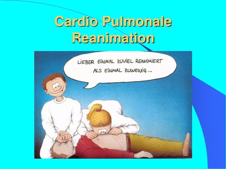 cardio pulmonale reanimation