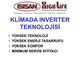 KLİMADA INVERTER TEKNOLOJİSİ