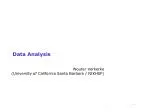 Data Analysis - slide 1