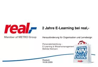 2 Jahre E-Learning bei real,-