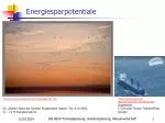 Energiesparpotentiale - slide 1