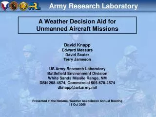 Army Research Laboratory