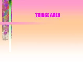 TRIAGE AREA