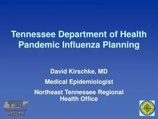 Tennessee Department of Health Pandemic Influenza Planning