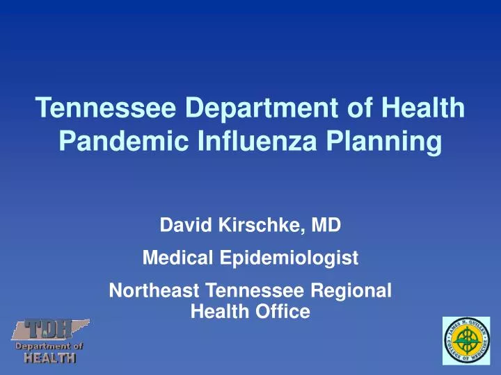 tennessee department of health pandemic influenza planning