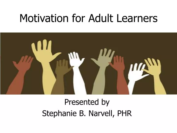 motivation for adult learners