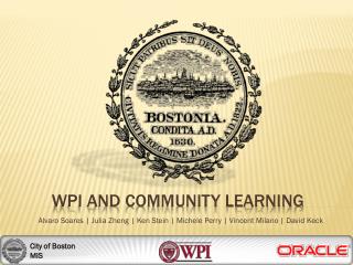 WPI and Community Learning