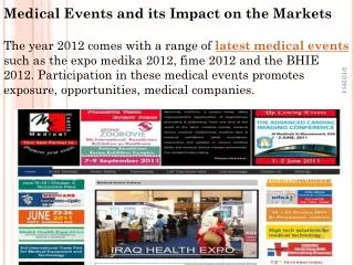Medical Events and its impact on the Markets