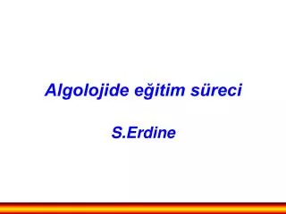 algolojide e itim s reci