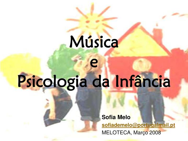 m sica e psicologia da inf ncia