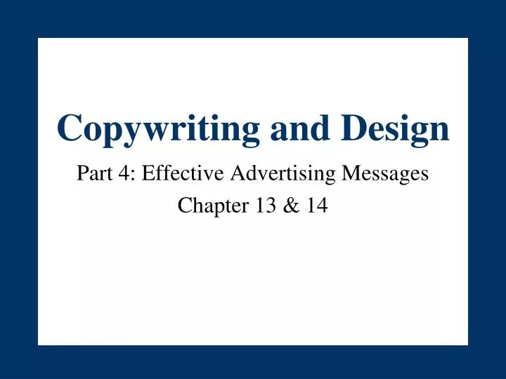 copywriting and design