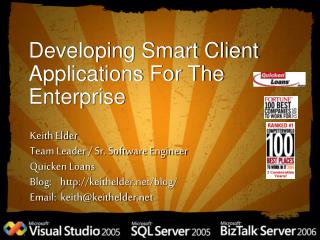Developing Smart Client Applications For The Enterprise