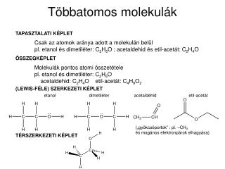 Többatomos molekulák