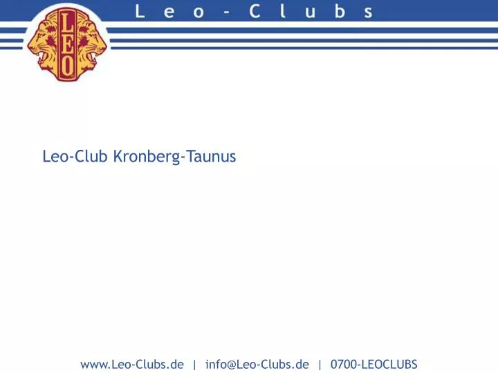 leo club kronberg taunus