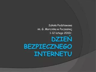 DZIEŃ Bezpiecznego Internetu