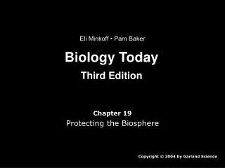 Biology Today Third Edition