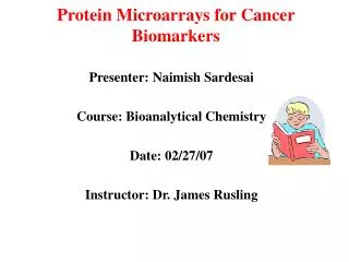 Protein Microarrays for Cancer Biomarkers