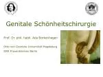 Genitale Schönheitschirurgie - slide 1