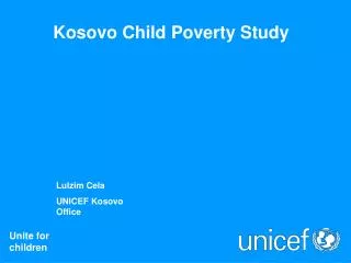 Kosovo Child Poverty Study