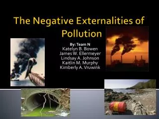 The Negative Externalities of 			Pollution