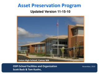 Asset Preservation Program