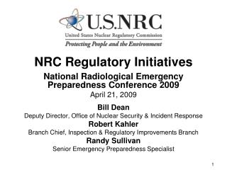 NRC Regulatory Initiatives