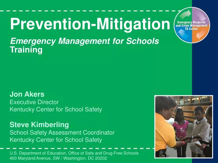 prevention mitigation emergency management for schools training