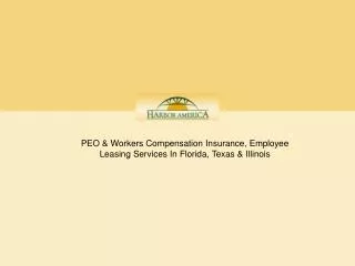PEO & Workers Compensation Insurance In Florida