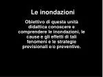 Le inondazioni - slide 1