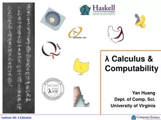 λ Calculus &amp; Computability
