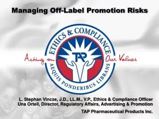 Managing Off-Label Promotion Risks