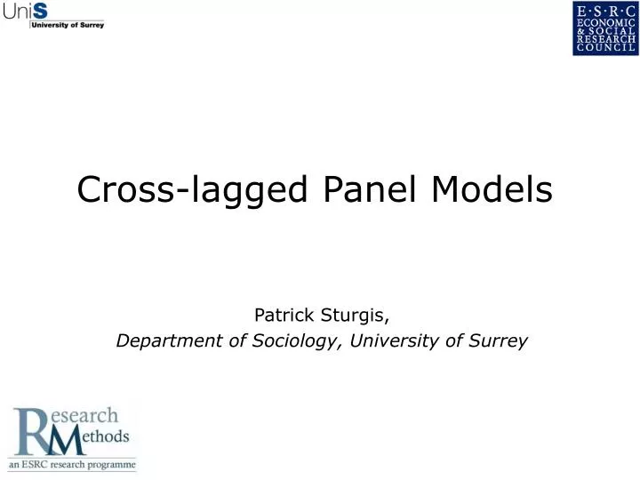 cross lagged panel models