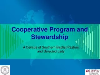 Cooperative Program and Stewardship