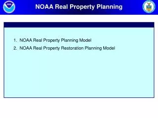 NOAA Real Property Planning