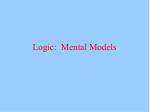 Logic: Mental Models - slide 1