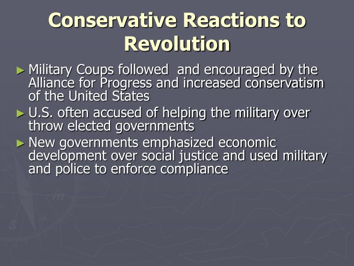 conservative reactions to revolution