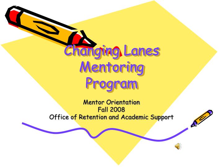 changing lanes mentoring program
