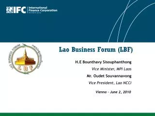 Lao Business Forum (LBF)