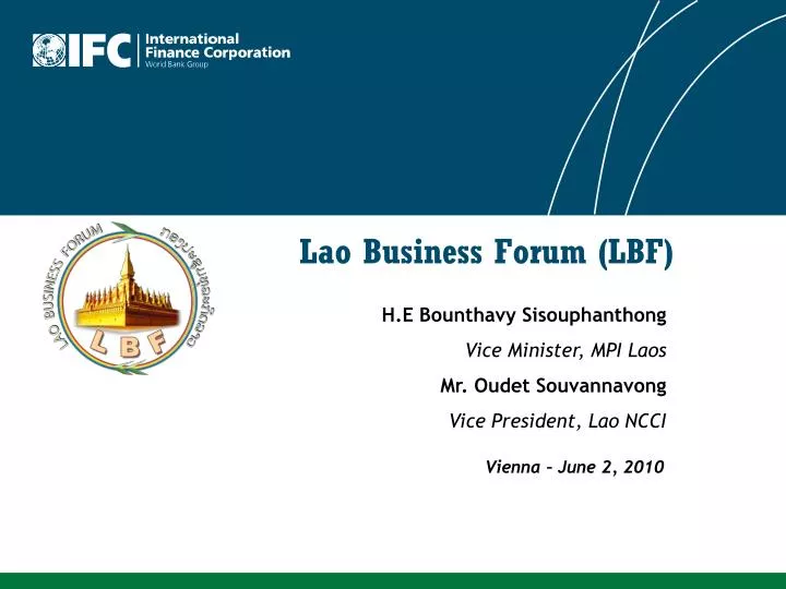 lao business forum lbf