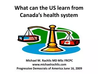 What can the US learn from Canada’s health system