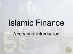 Islamic Finance - slide 1