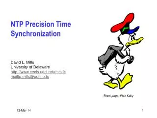 NTP Precision Time Synchronization