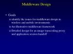 Middleware Design - slide 1