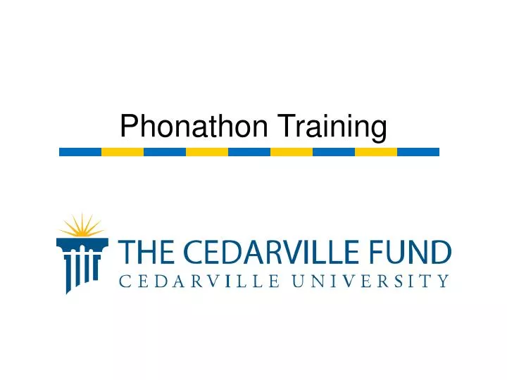 phonathon training