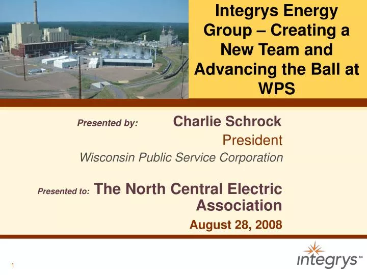 integrys energy group creating a new team and advancing the ball at wps