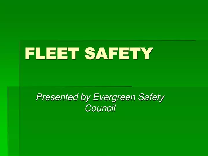 fleet safety