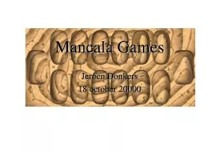 Mancala Games