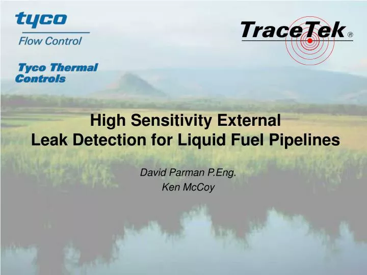 high sensitivity external leak detection for liquid fuel pipelines