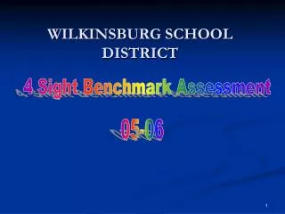 WILKINSBURG SCHOOL DISTRICT