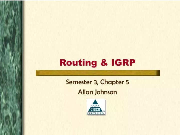 routing igrp